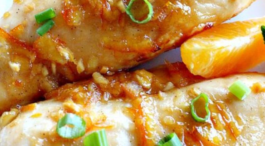 Glazed Chinese Chicken With Brown Rice